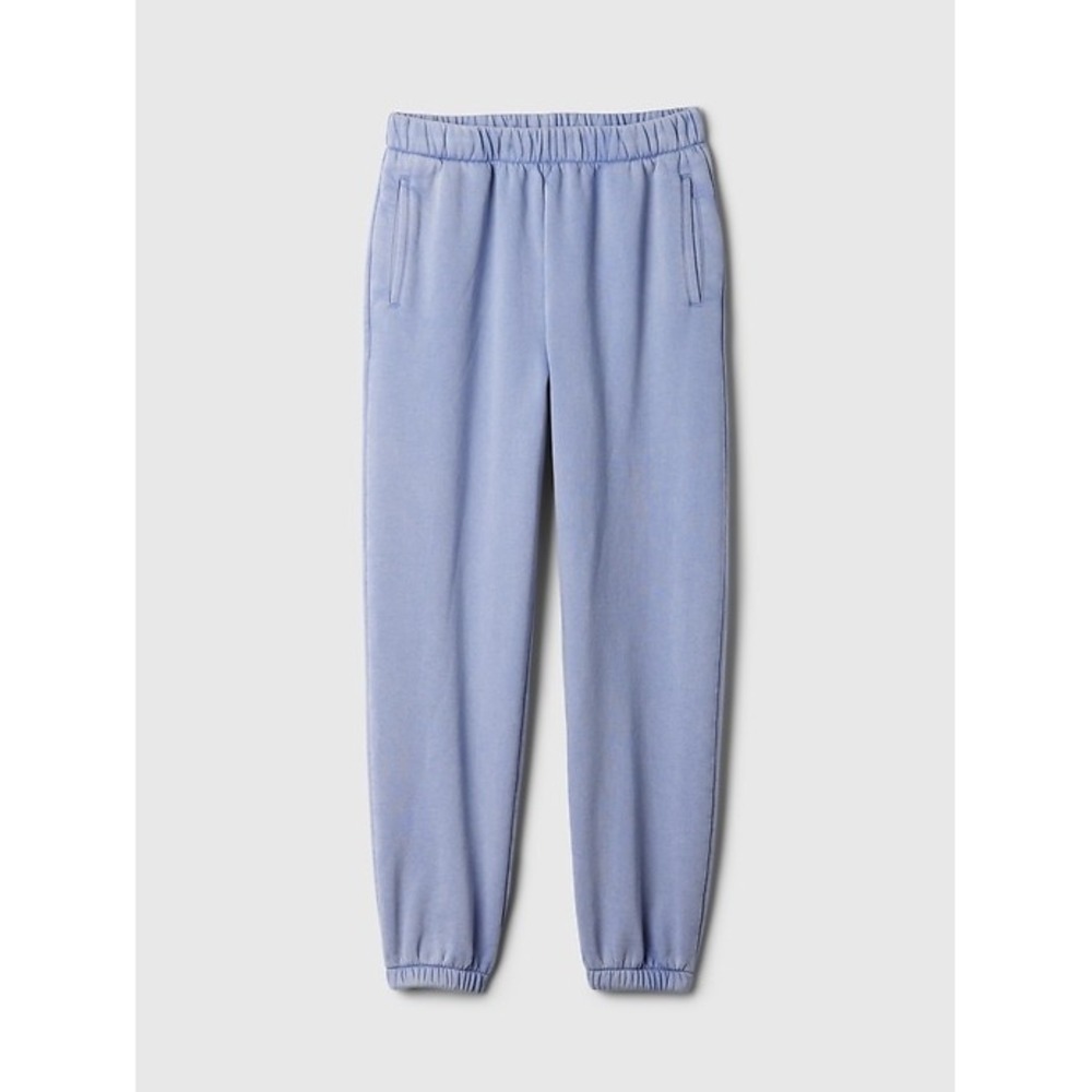 Gap Women Large Union Blue‎ High Rise Boyfriend Jogger Sweatpants Fleece Lined